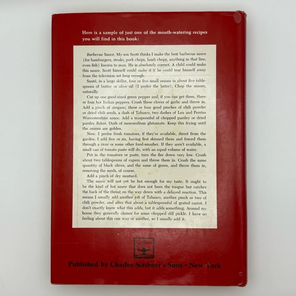 The Haphazard Gourmet Cookbook Vintage Richard‎ Gehman